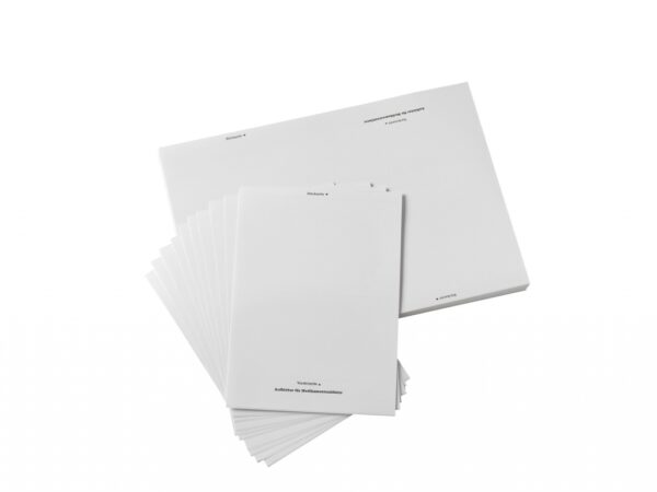 Haftetiketten DIN A5, weiß, 2 x 500 Blatt für 1000 Blister