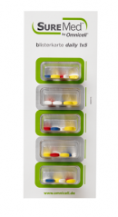 Blister-Einsätze MediBlist Tagesblister 1x5, 250 St./Karton